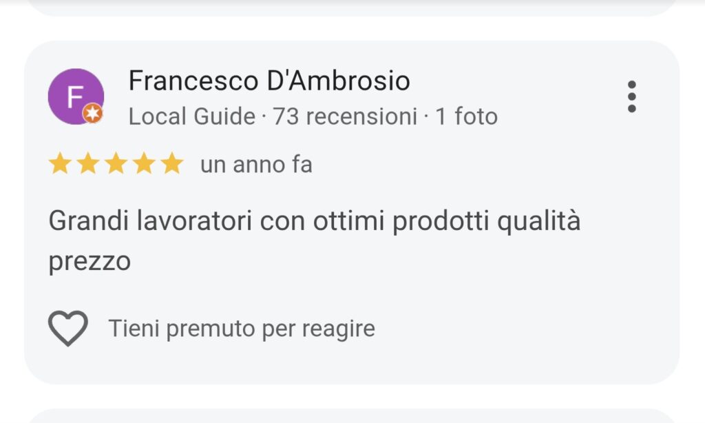 recensione google